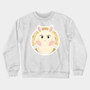 Cute Bunny Icon Crewneck Sweatshirt